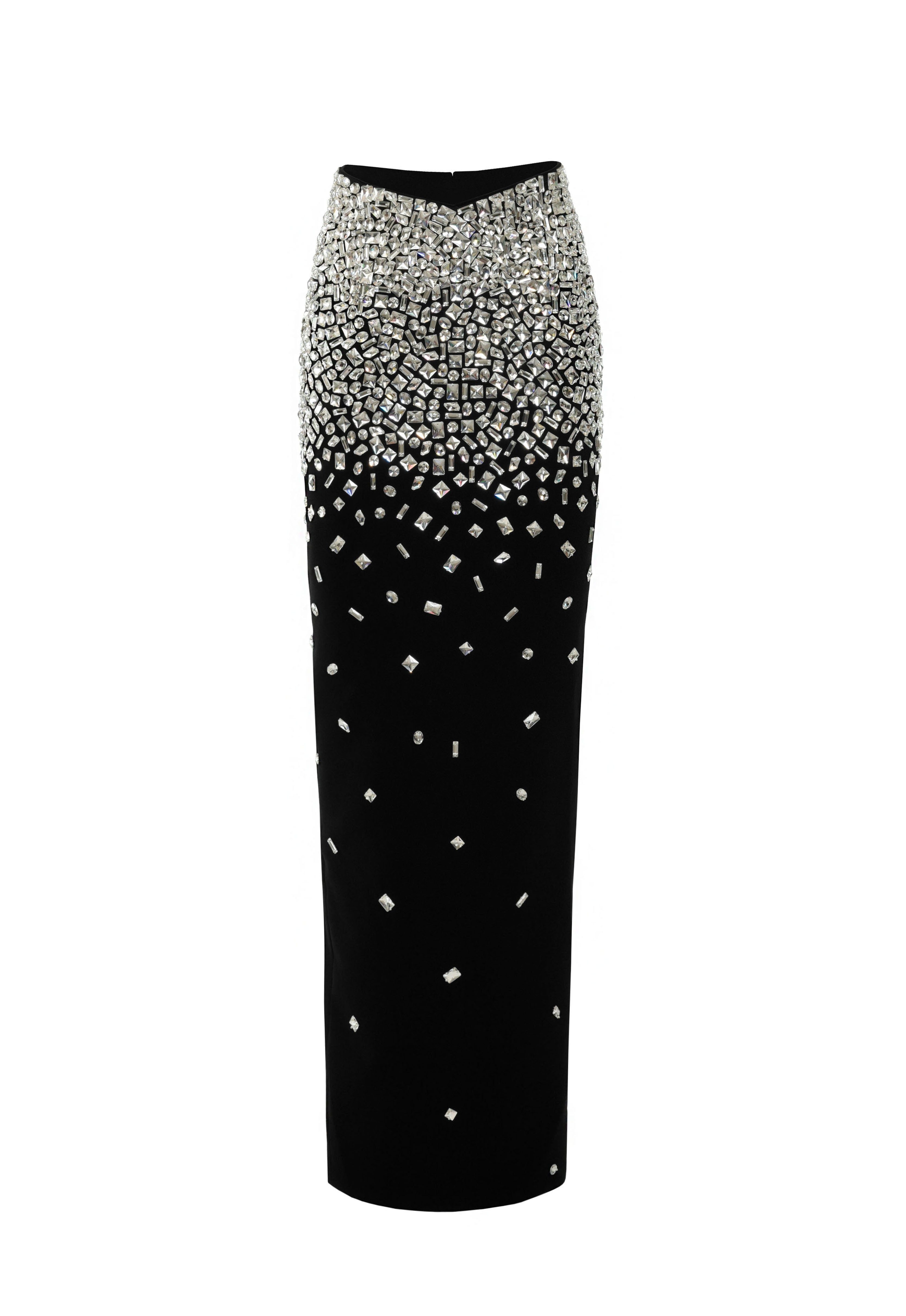 Black column skirt