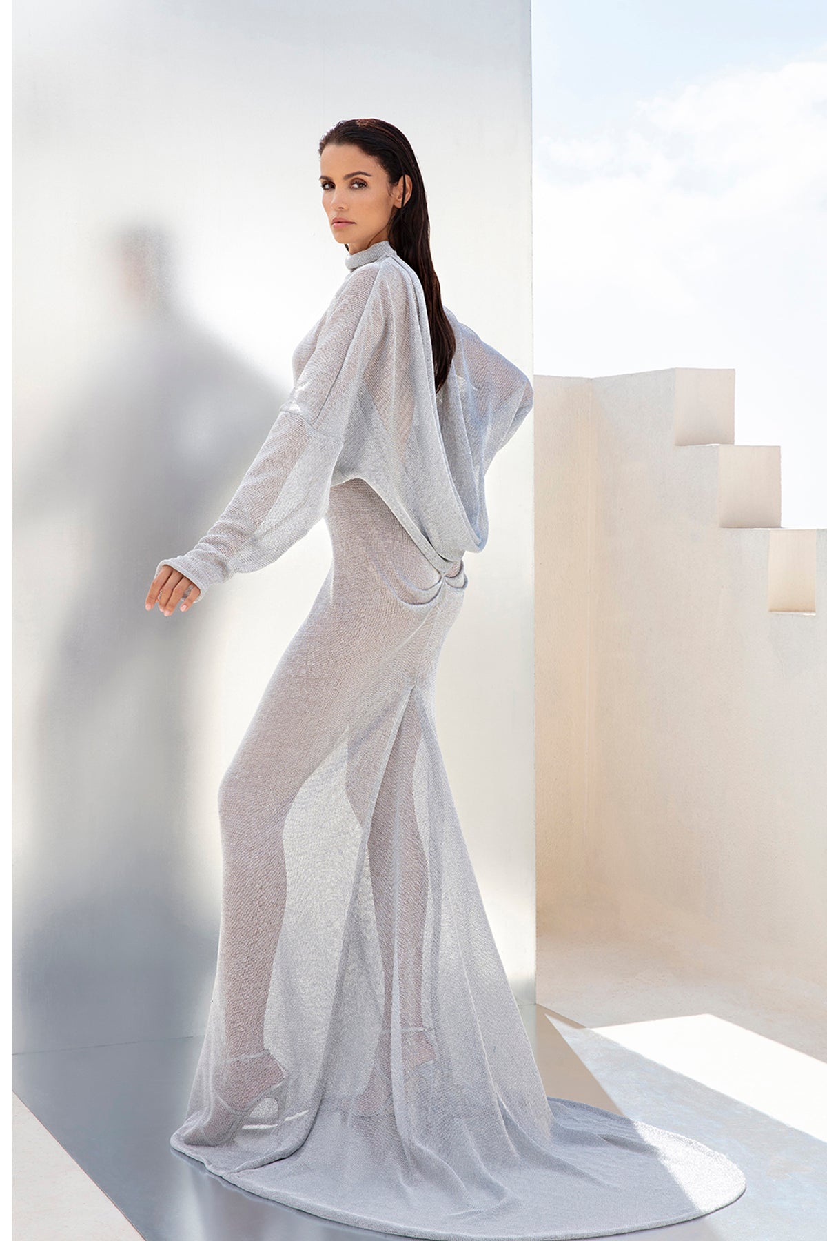 Silver mesh dress Silver mesh dress