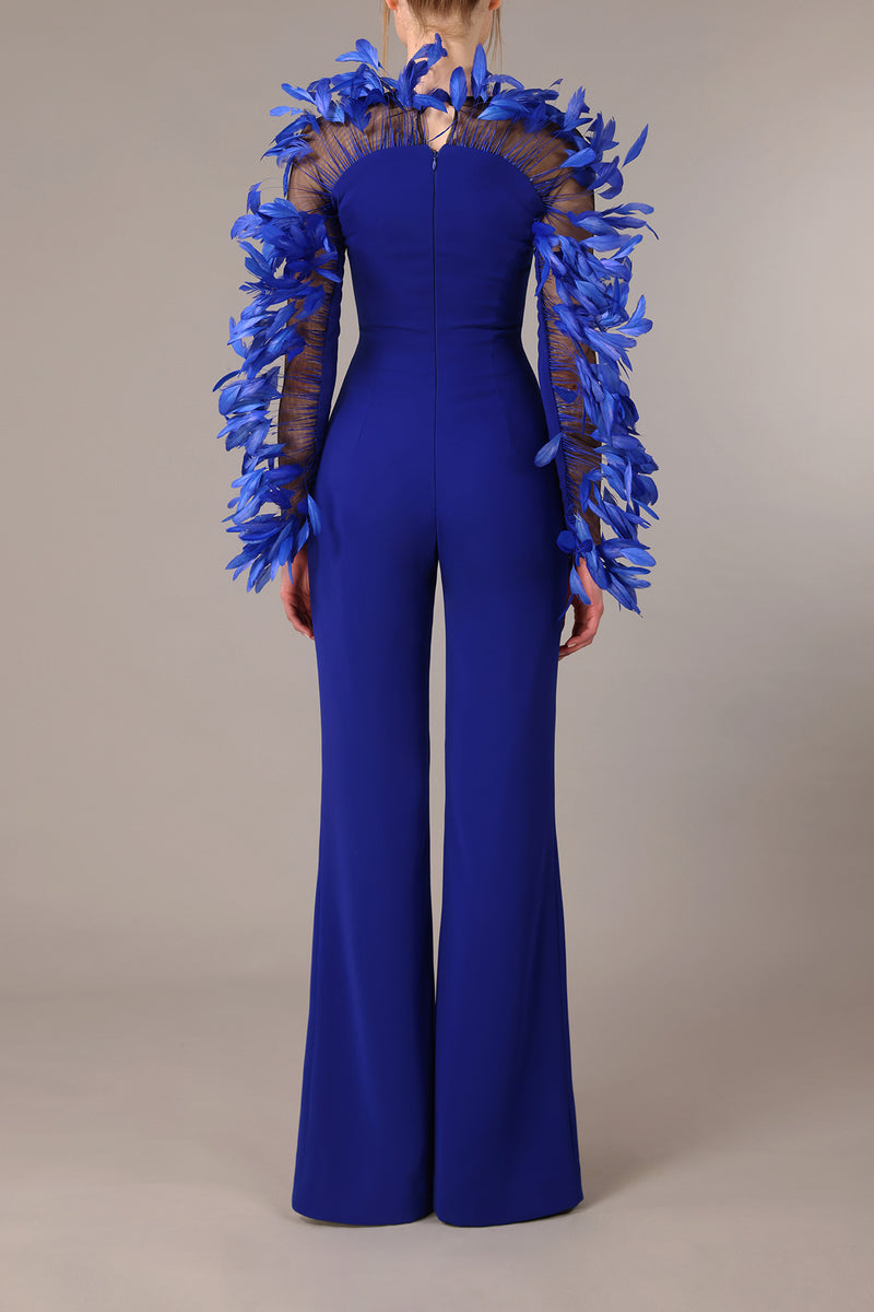 Fabulous Royal Blue Jumpsuit - Cousin Couture