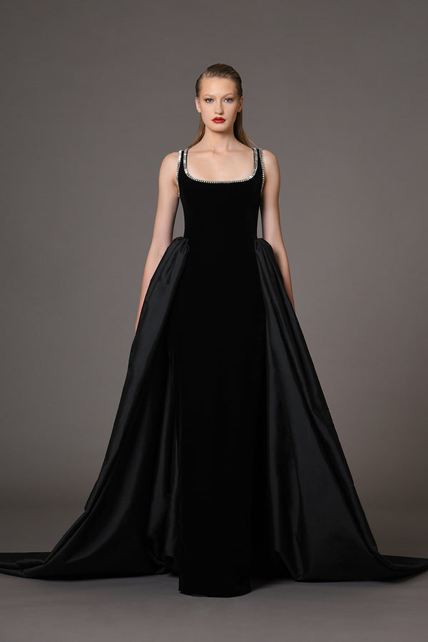 Buy Fashionable Ladies Gown Dress Suit LGJ-4276-Multicolored