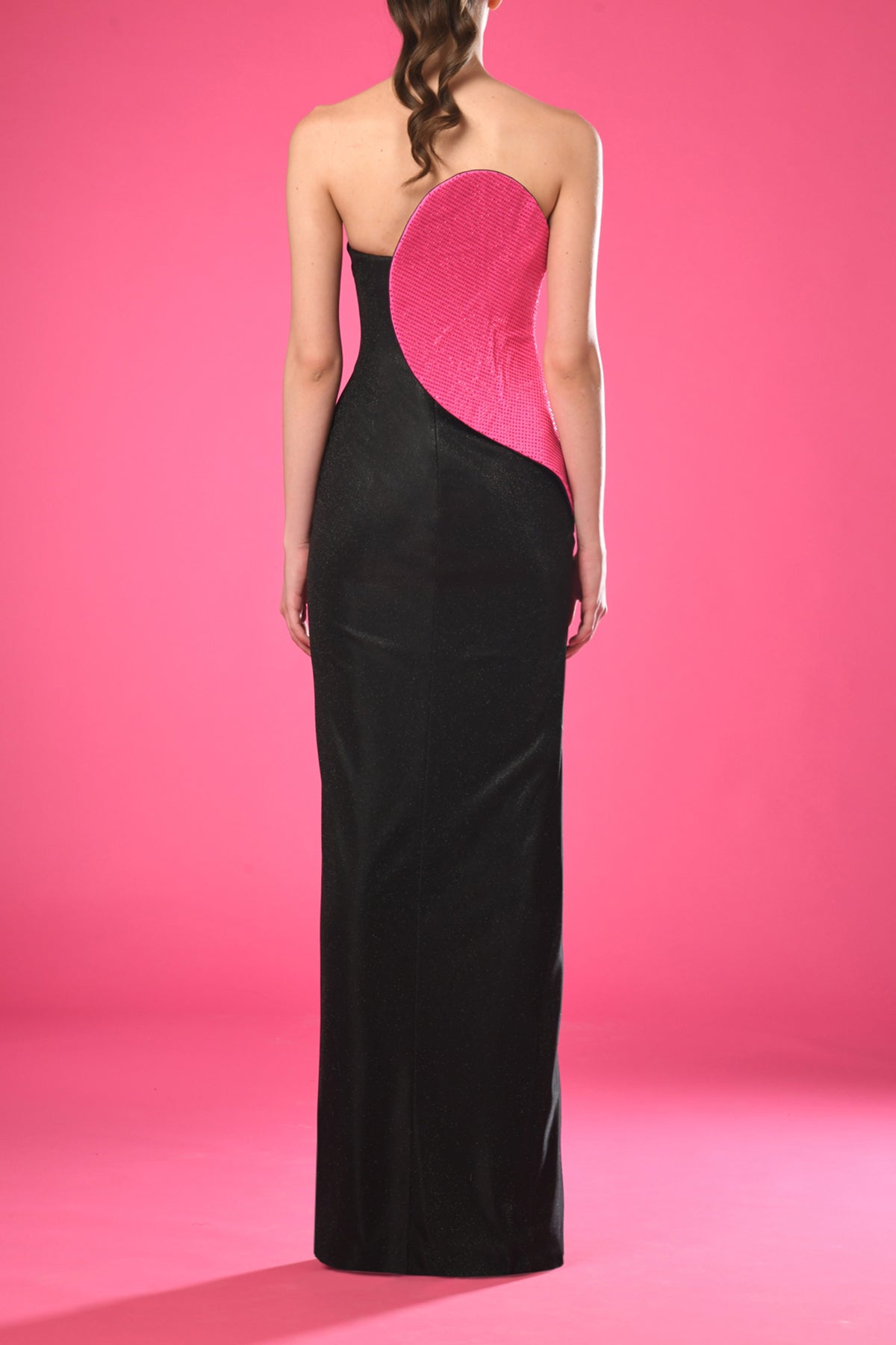 Strapless heart shape dress